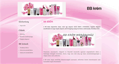 Desktop Screenshot of bbkrem.kozmetikumok.biz