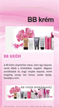 Mobile Screenshot of bbkrem.kozmetikumok.biz